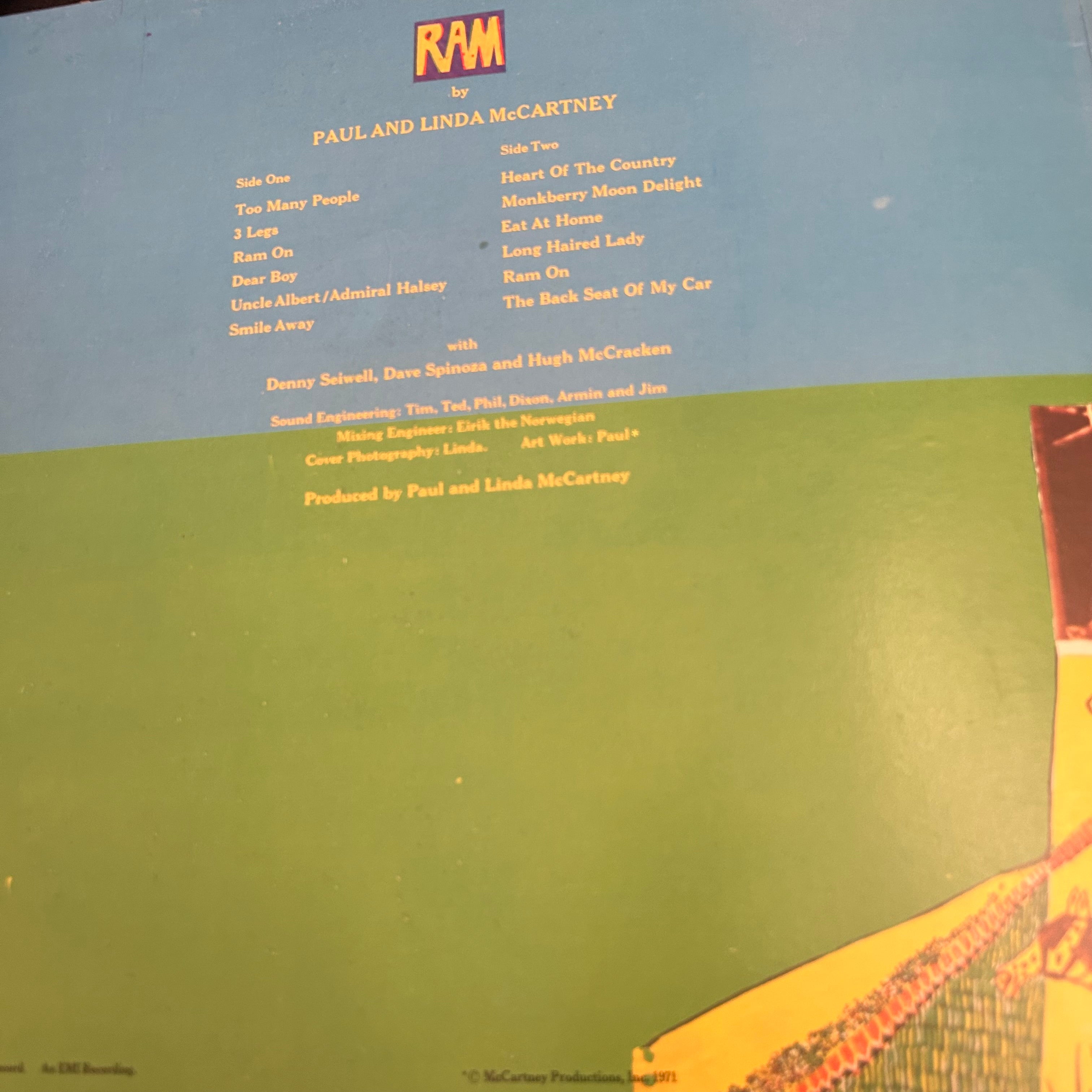 Paul & Linda McCartney, Ram – Gravestone Records
