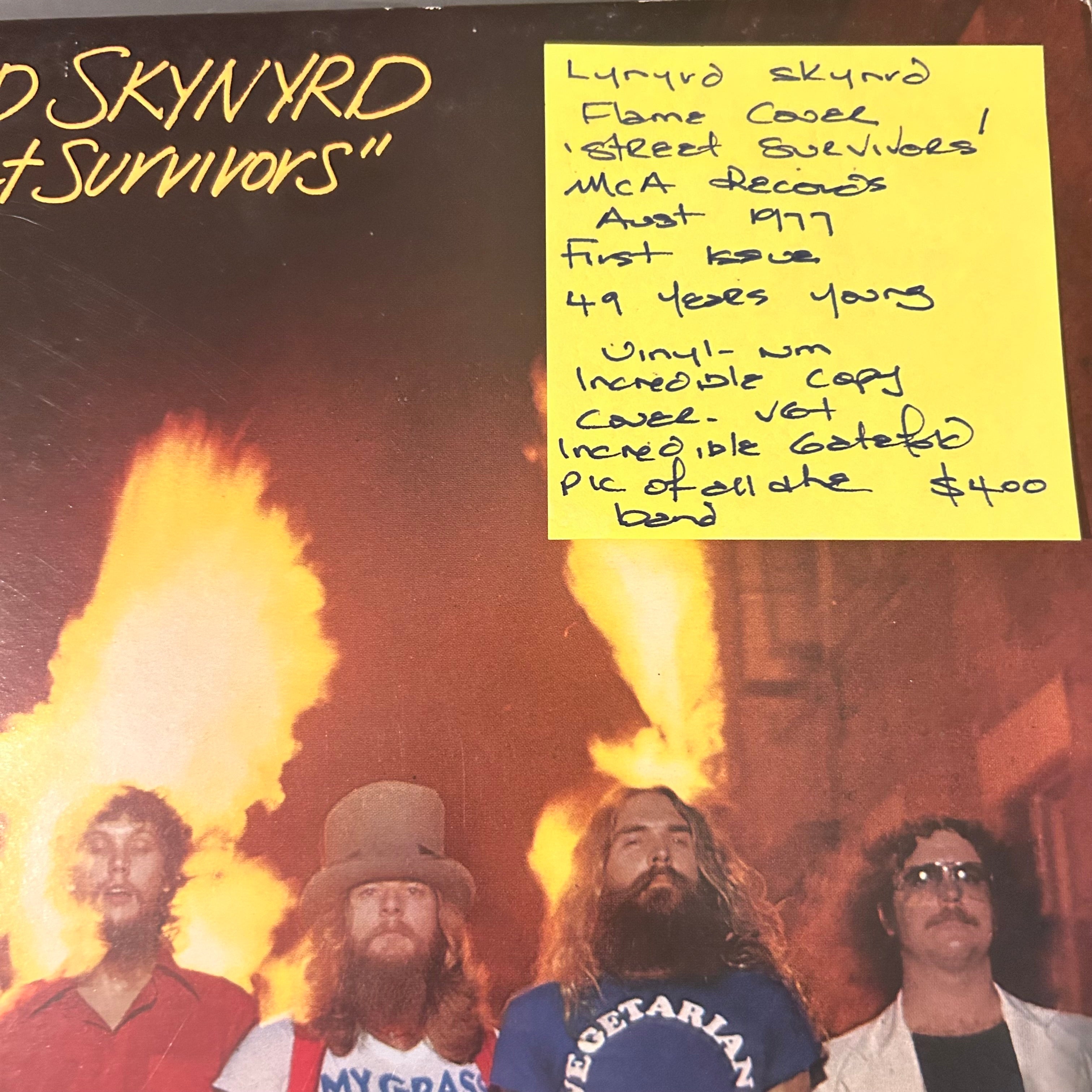 Street Survivors, Lynyrd Skynyrd - Rare Flame Cover – Gravestone